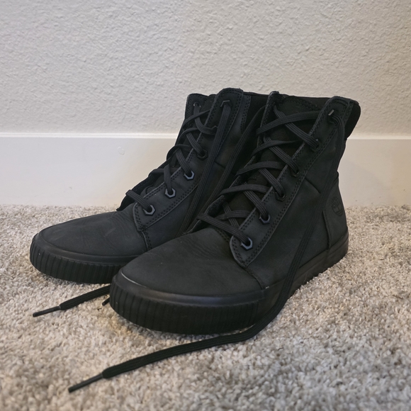 Timberland Shoes - Timberland Women's Black High-Top Sneakers